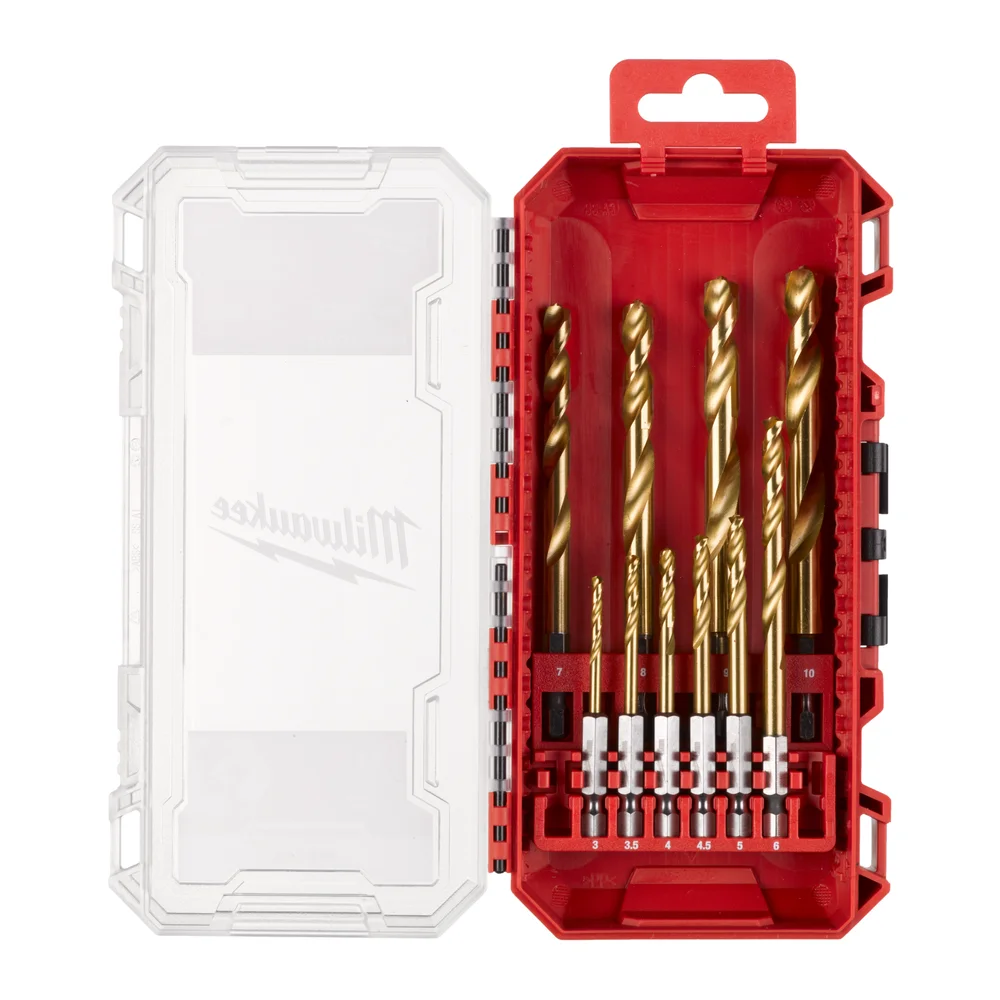 Milwaukee metallborsett HSSG-TIN POF 10 stk v:3579341