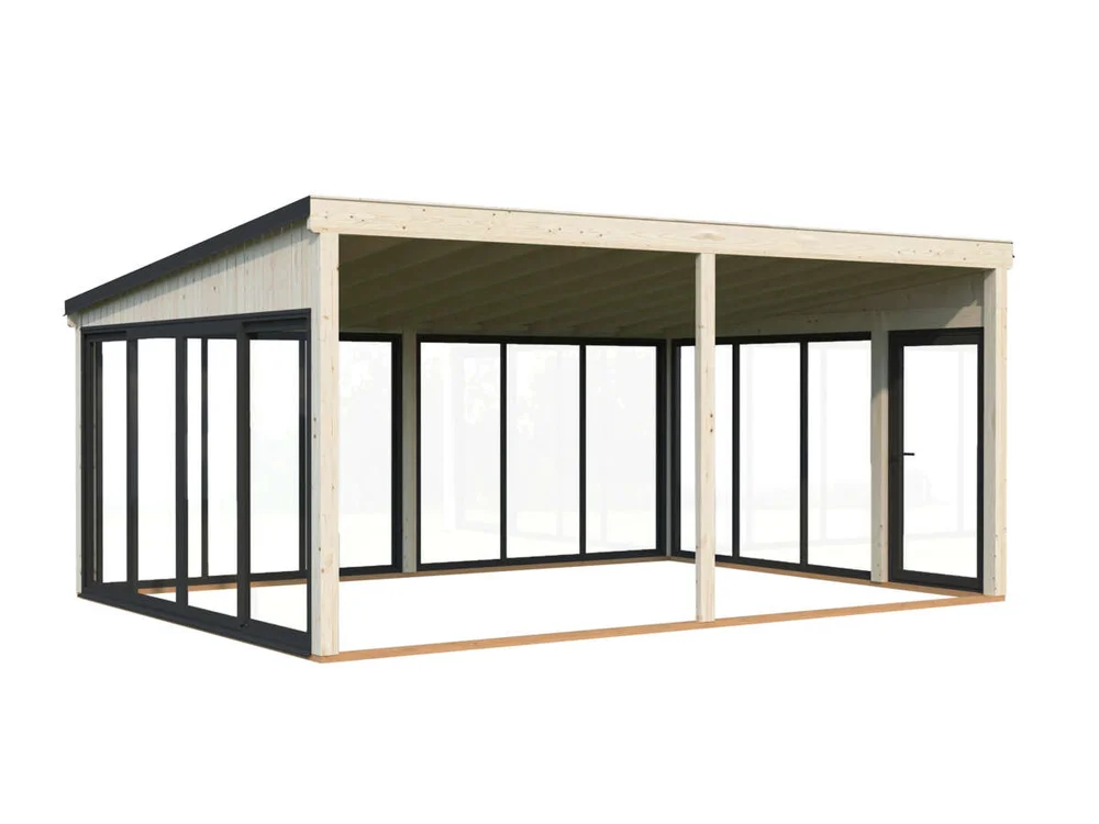 Palmako Lumi Slide Plus hagestue 23,3 m2 v:7061672