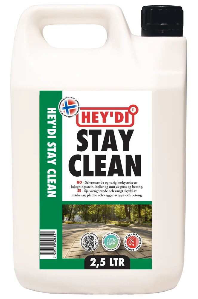 Heydi stay clean impregnering 2,5 liter v:2461854
