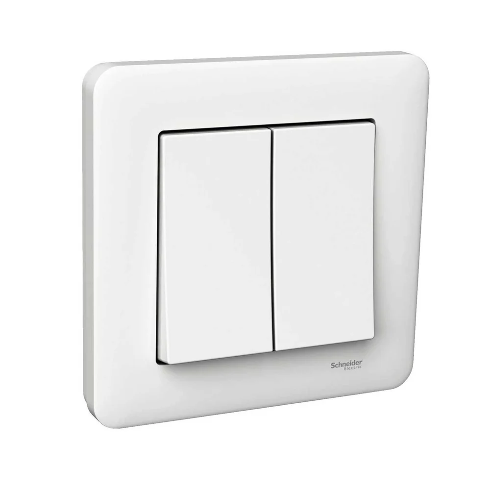 Schneider Electric Bryter, innfelt, krone, Exxact Primo, hvit v:1784189 Schneider Electric Bryter, innfelt, krone, Exxact Primo, hvit v:1784189
