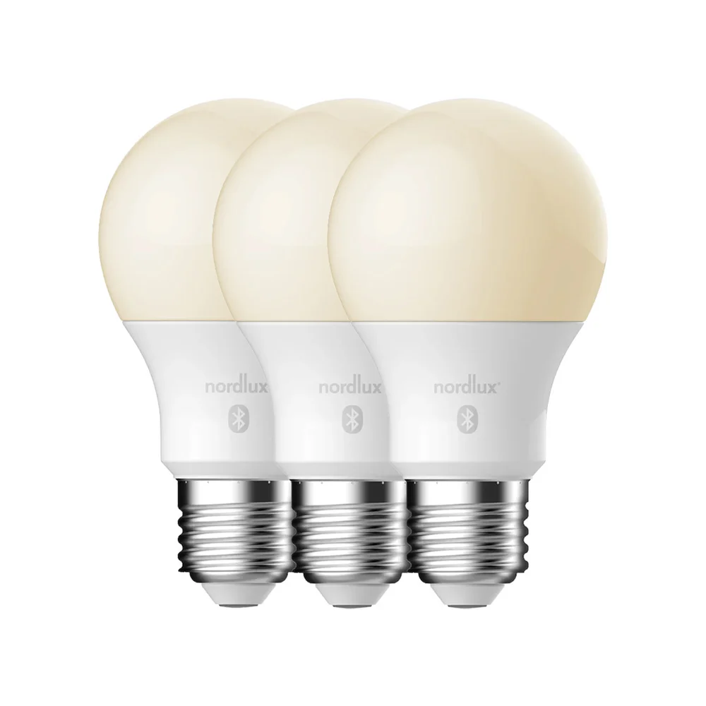 NORDLUX SMART PÆRE A60 E27 FILAMENT 4W 470LM 2700K HVIT 3-PK v:6560311