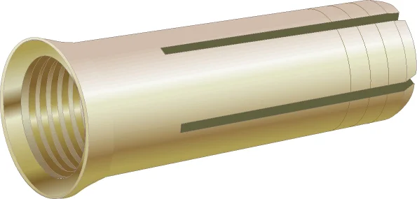 Slaganker eda-k m20 fzb -15 med krage blankforsinket stål v:4756078