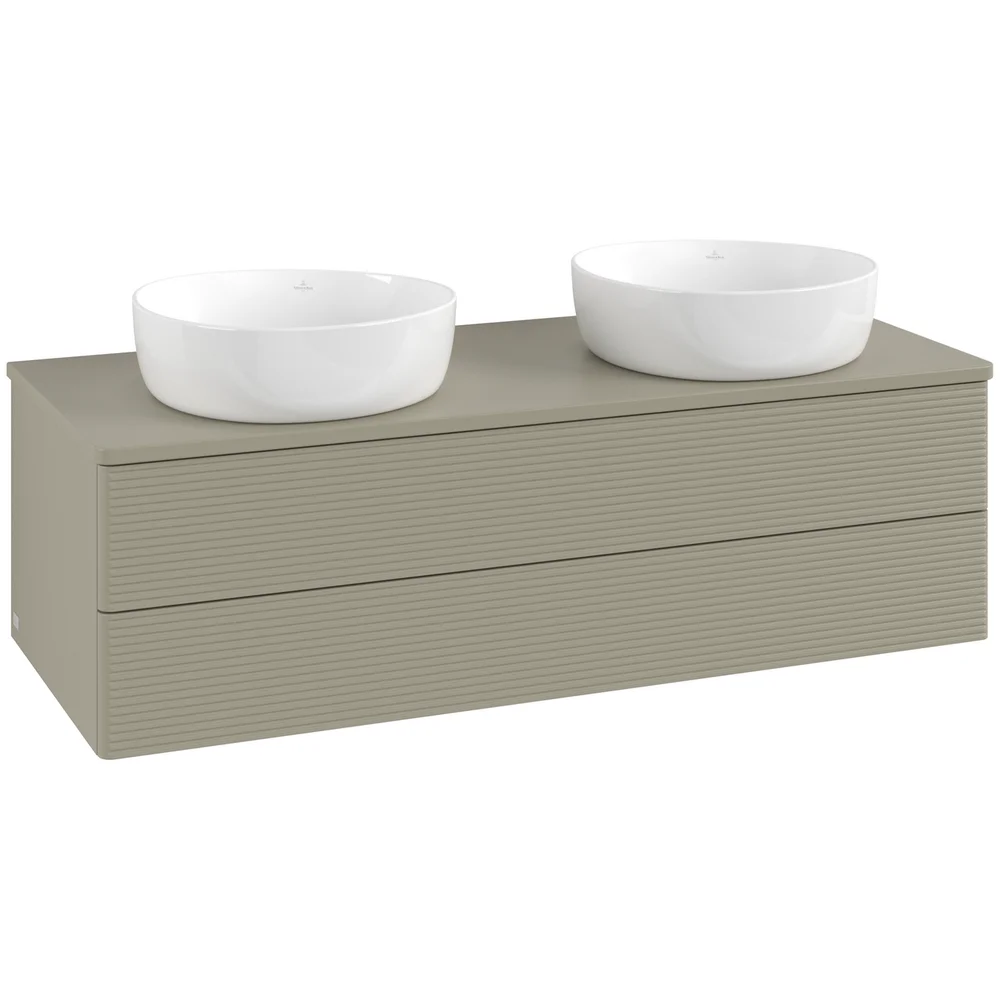 V&B ANTAO SERVANTSKAP 2 SKUFFER RILLET 1200X360X500 FOR 2 SERV. U/KRANHULL STENGRÅ v:4934937