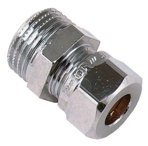 Gelia kobberrør kobling utvendig R15/12 mm v:3642876 Gelia kobberrør kobling utvendig R15/12 mm v:3642876