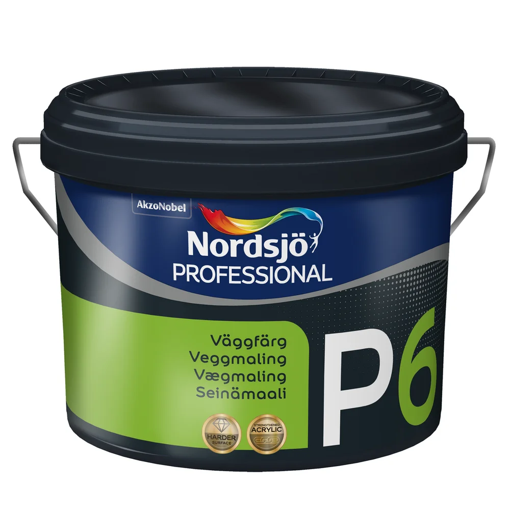 NORDSJØ PROFESSIONAL P6 VEGGMALING BC 9,3 L v:6981782