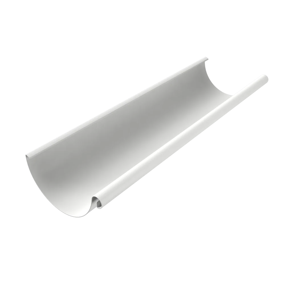 Takrenne Aluminium T125 4m Hvit – Grøvikrenna v:6334659