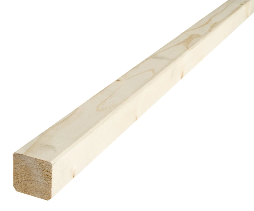 Lekt/rekke gran ubehandlet 48x48x4800 mm v:2215189