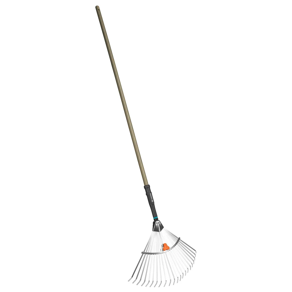 Gardena Bladfjærdeharke NatureLine, av metall med justerbart blad v:6666939 Gardena Bladfjærdeharke NatureLine, av metall med justerbart blad v:6666939