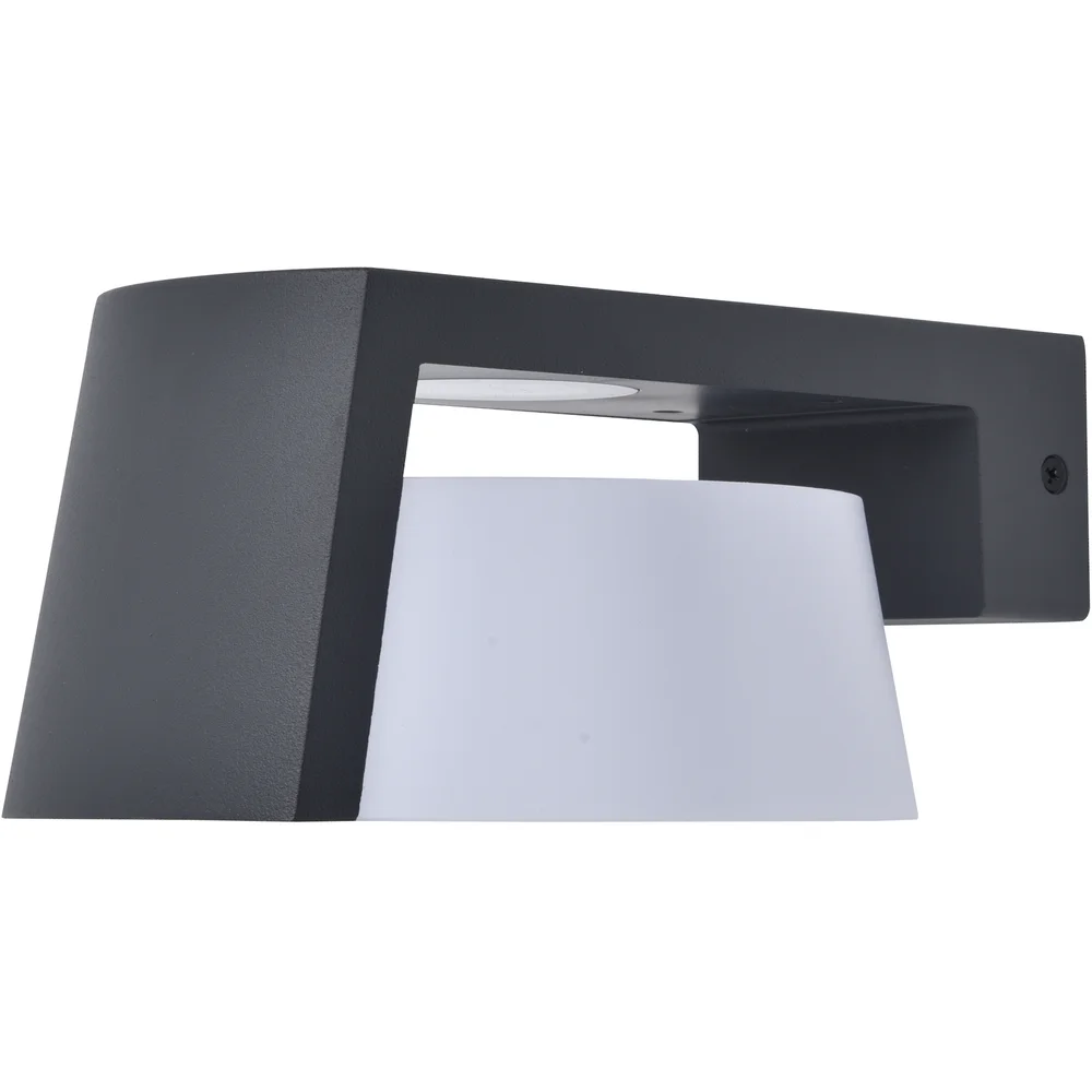 LUTEC ARCHITECTURAL MOON VEGGHENGT LAMPE MØRK GRÅ v:1227539