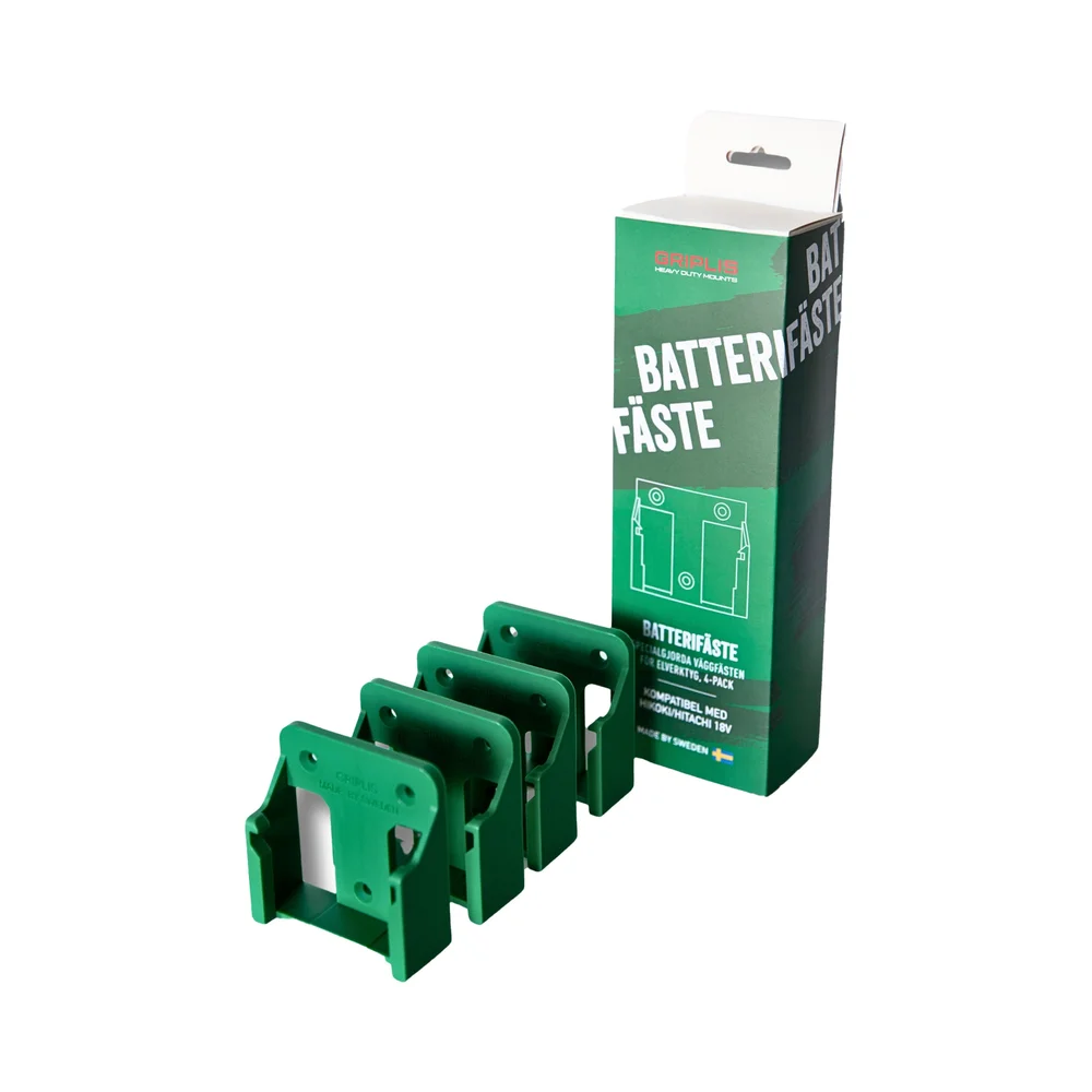 Griplis Batterifeste Hikoki/Hitachi 18V, 4-PACK, Grønn v:2695464 Griplis Batterifeste Hikoki/Hitachi 18V, 4-PACK, Grønn v:2695464