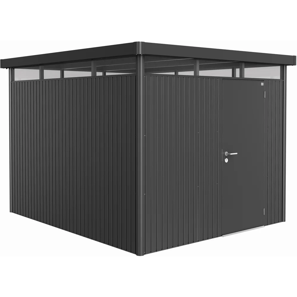 BIOHORT UTEBOD HIGHLINE H5 1 DØR MØRK GRÅ METALLIC v:4074639