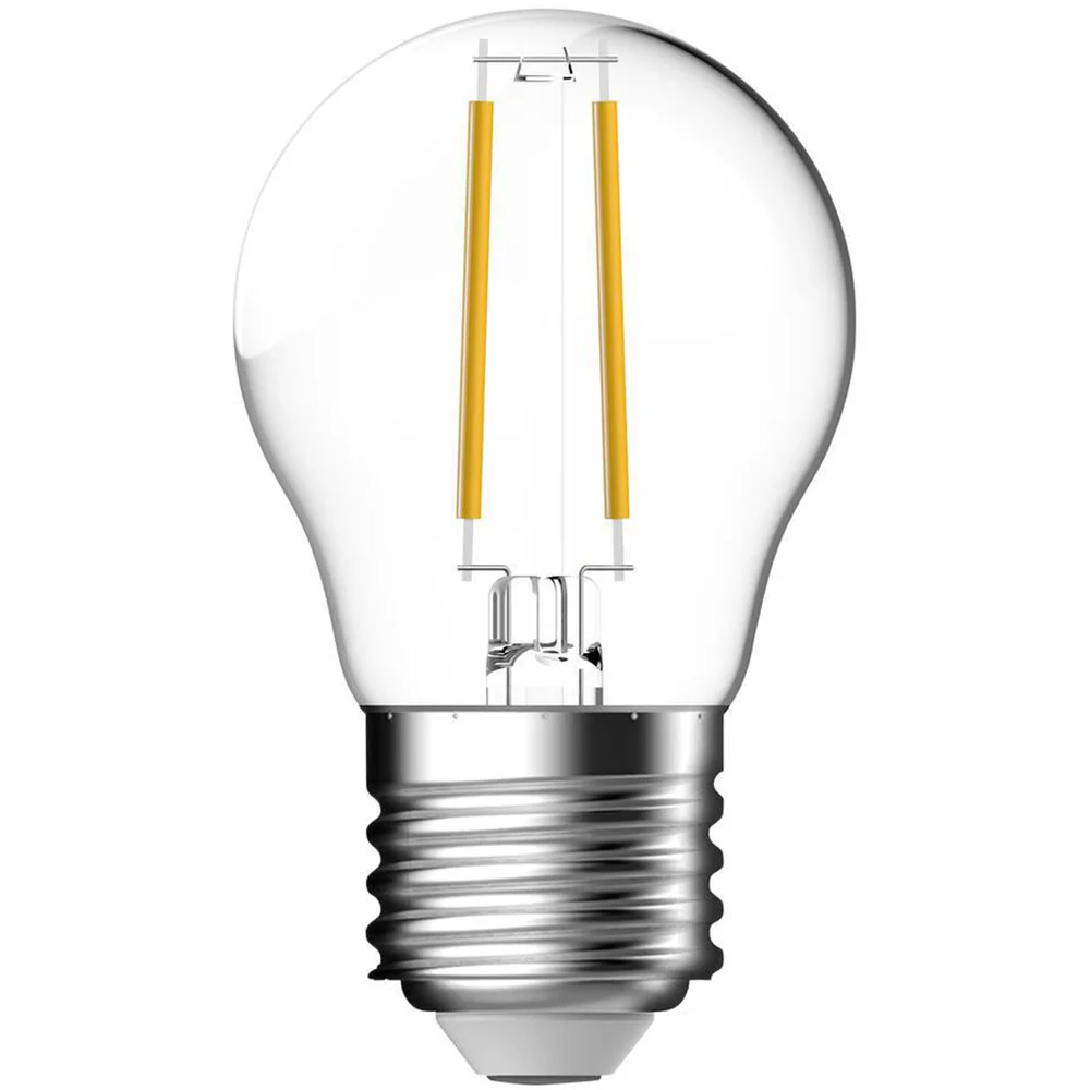 ENERGETIC PÆRE E27 FILAMENT G45 4W 470LM 4000K KLAR v:7047316 ENERGETIC PÆRE E27 FILAMENT G45 4W 470LM 4000K KLAR v:7047316