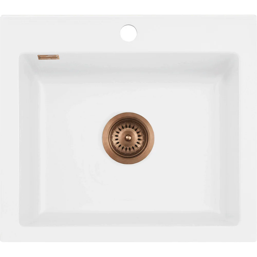 LAVABO MERA 57 KERAMIKK KJØKKENVASK MATT HVIT M/KOBBER BUNNVENTIL v:8346547 LAVABO MERA 57 KERAMIKK KJØKKENVASK MATT HVIT M/KOBBER BUNNVENTIL v:8346547