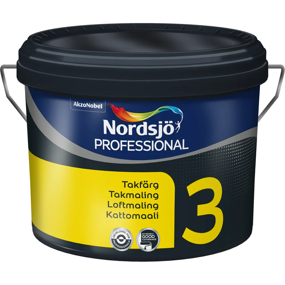 NORDSJØ PROFESSIONAL 3 HELMATT TAKMALING BW 10 L v:6426598 NORDSJØ PROFESSIONAL 3 HELMATT TAKMALING BW 10 L v:6426598