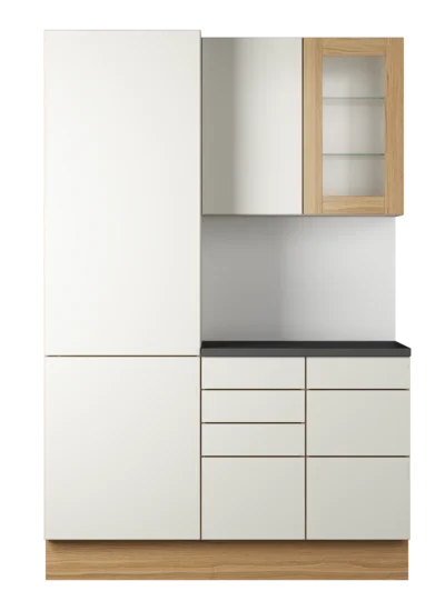 DØR 496X1244 SYSTEM KL HVIT/EIK v:8145193