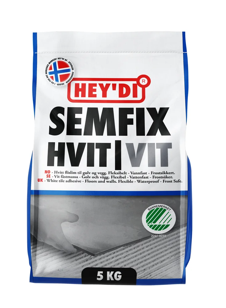 HEYDI SEMFIX HVIT 5KG FLISLIM v:9955618