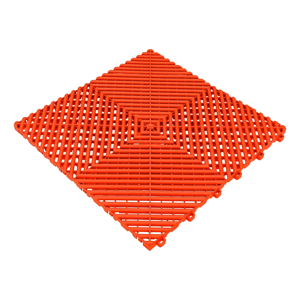 PELA Garasjegulv rød, 400×400×18 mm, 10 plater, 1,6 m² v:7136223