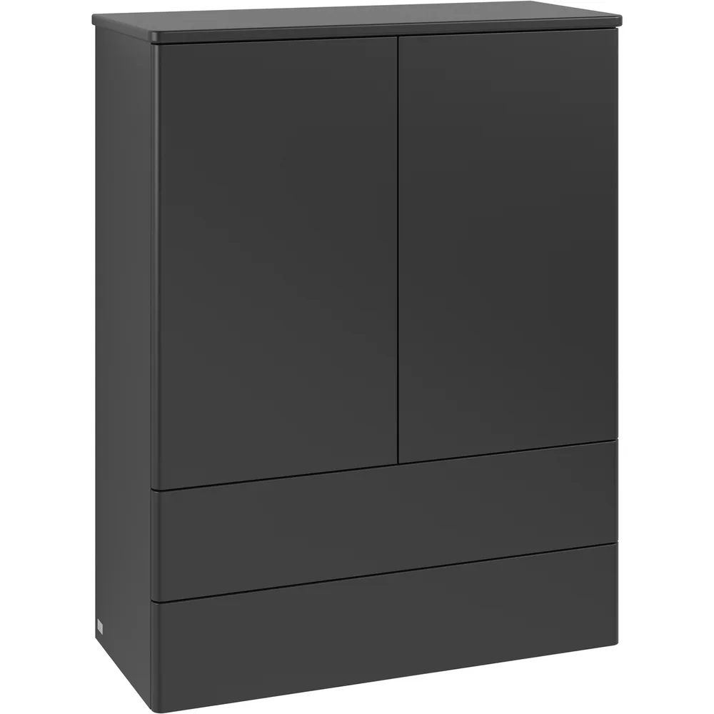 V&B ANTAO HØYBORD 2 DØRER GLATT 814X1039X356 MATT SORT v:3559816