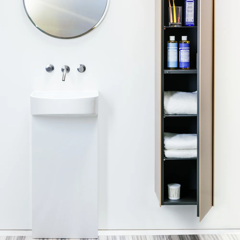 LAUFEN SONAR SAPHIRKERAMIK GULVSTÅENDE SERVANT 41 CM U/ARMATURHULL v:9877231