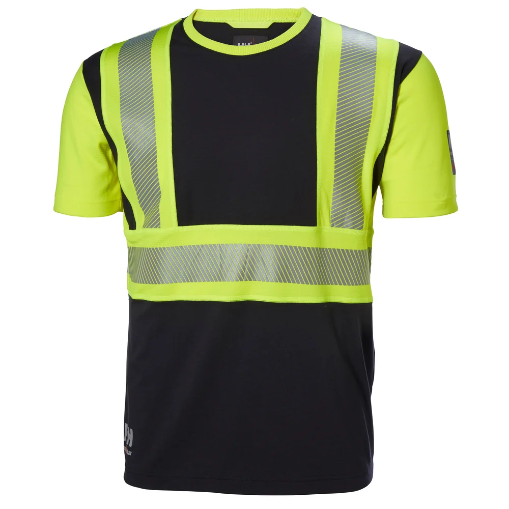 Helly Hansen Workwear T-skjorte ICU varsling, klasse 1, svart/gul. v:2137473