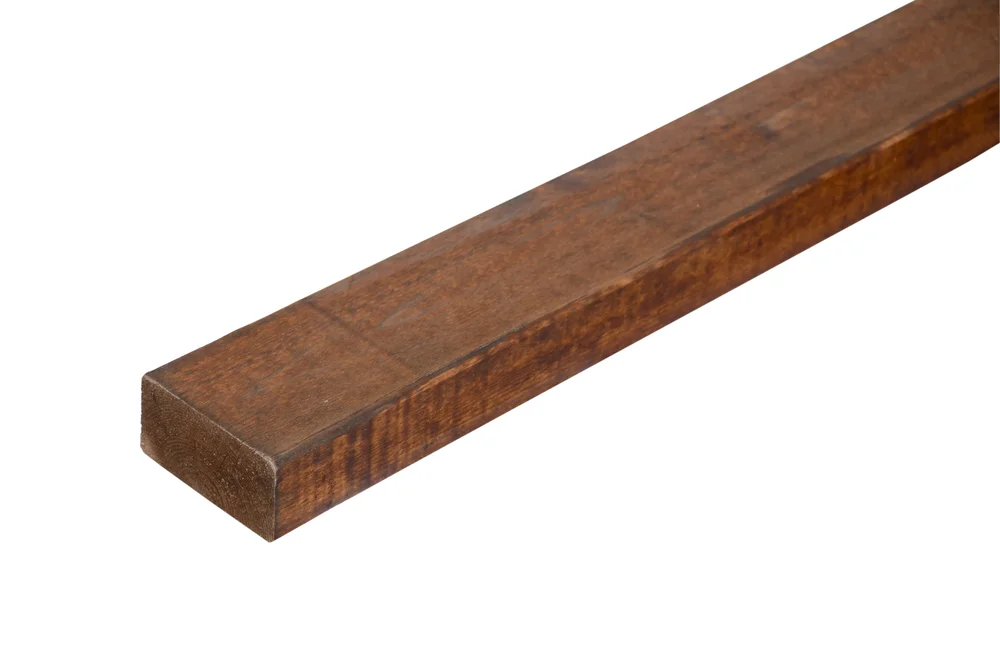Konstruksjonsvirke justert furu brun 48×148 mm v:8809267