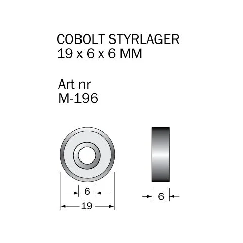 M-196 Cobolt Kulelager 3132949