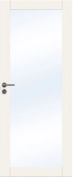 Innerdør Unique GW01L 80x200 cm klassisk hvit v:6331125