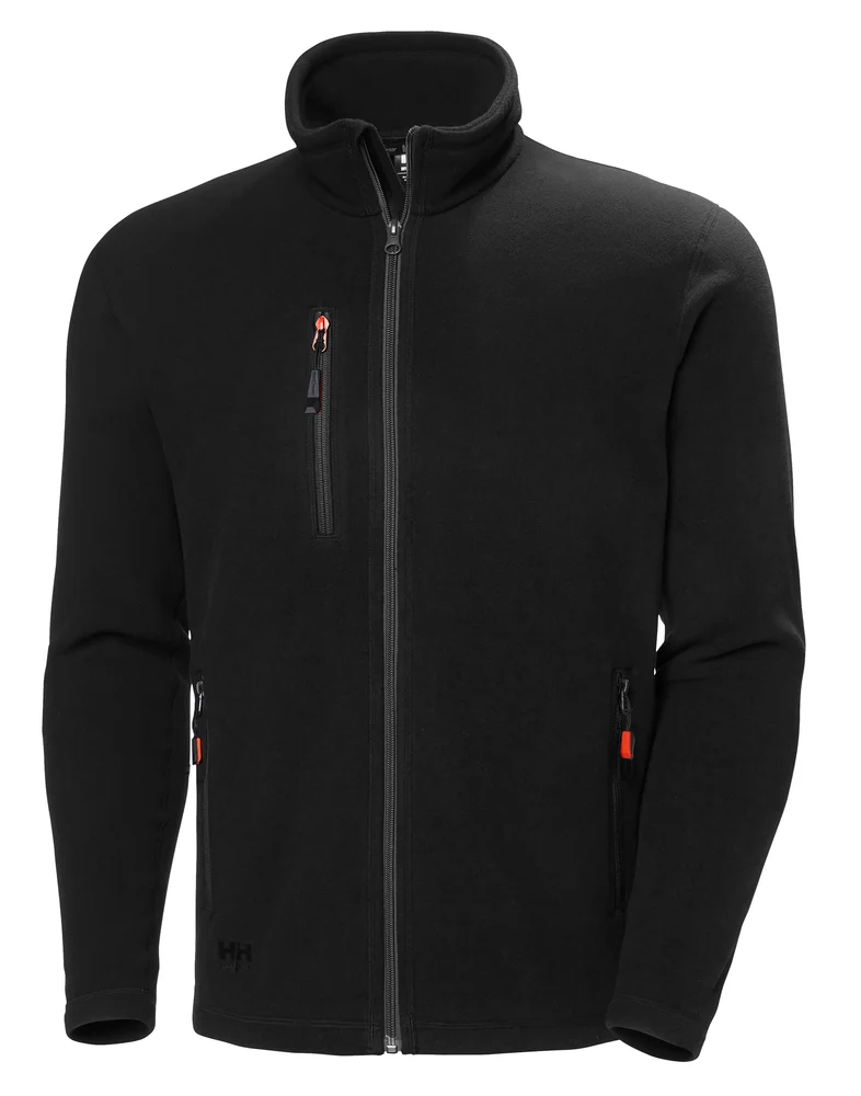 FLEECEJAKKE 72026 990 SVART 2XL v:1082619