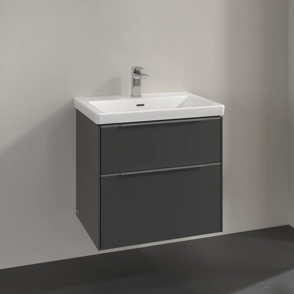 V&B SUBWAY 3.0 SERVANTSKAP 62X57 GRAPHITE HÅNDTAK I KROM v:7517111