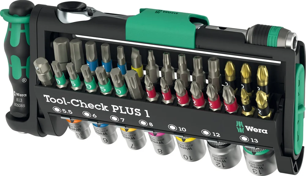 WERA BITSSETT TOOL-CHECK PLUS 1, 39 DELER v:3955528