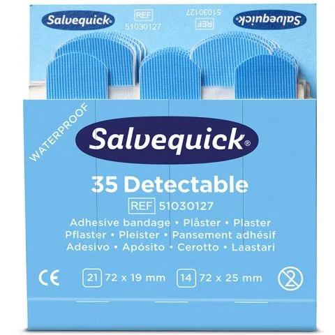 51030127 Blue Detectable Salvequick Plaster KS19815