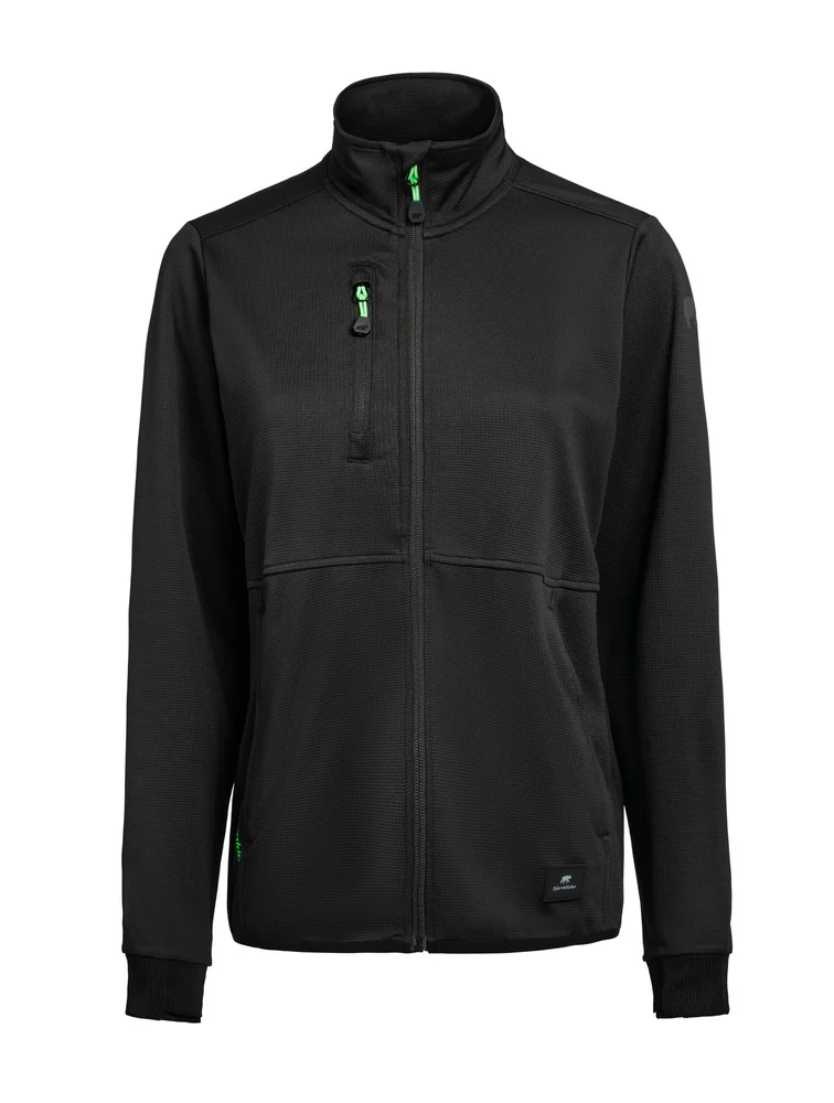 SWEATJAKKE NORDIC 598-0 DAME SVART v:7609767