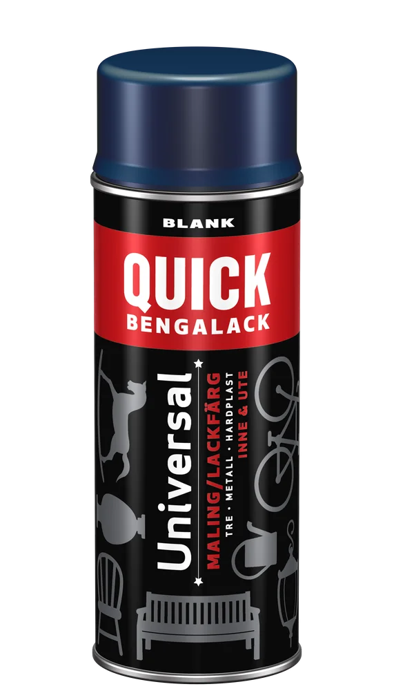 Bengalack spray marineblå blank 400 ml v:7682370