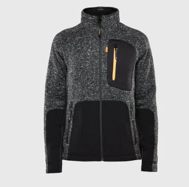 Classic fleecejakke str L strikket m/ kevlar forsterkninger v:1586316