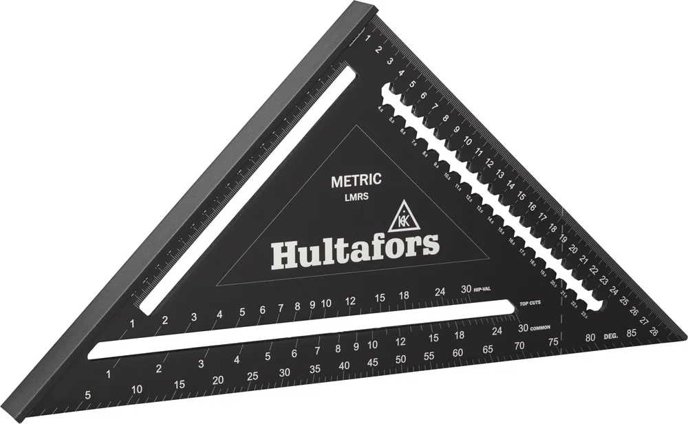 Gradvinkel solid aluminium stor v:7179421