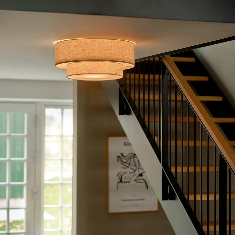 NORDLUX MALODIN TAKLAMPE BEIGE v:7338567