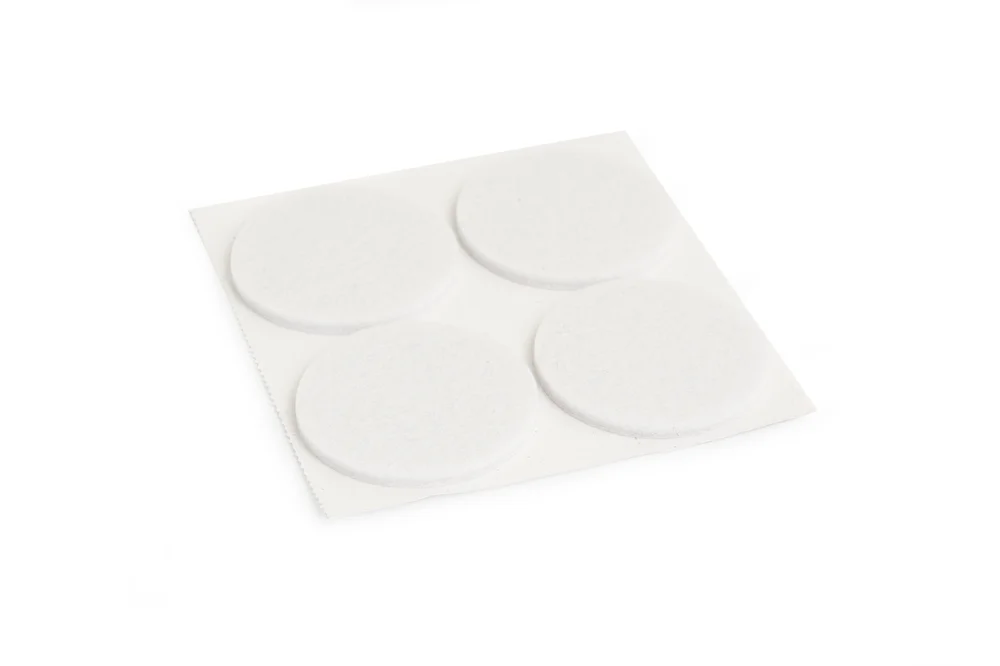 Gulvbeskytter filt Ø38 mm 4 stk hvit v:5299978 Gulvbeskytter filt Ø38 mm 4 stk hvit v:5299978