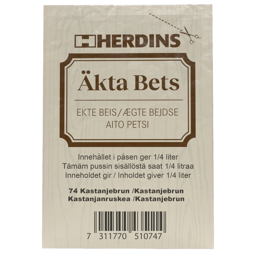 Herdins Herdins Äkta bets 74, kastanjebrun v:7967152