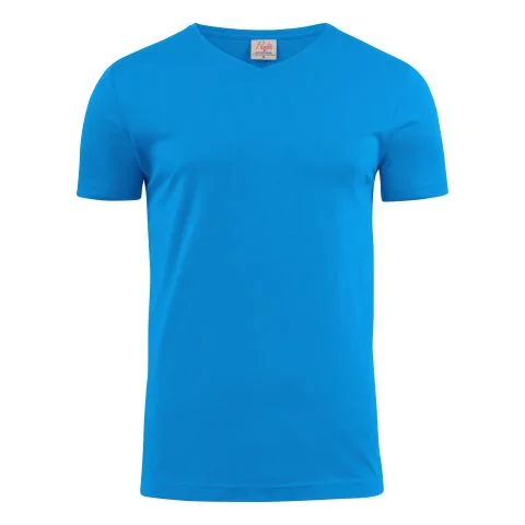 Heavy V-neck Printer T-skjorte 3120974
