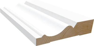 Gulvlist vareprøve Herskapelig B malt Furu 21x095x120 v:4456840