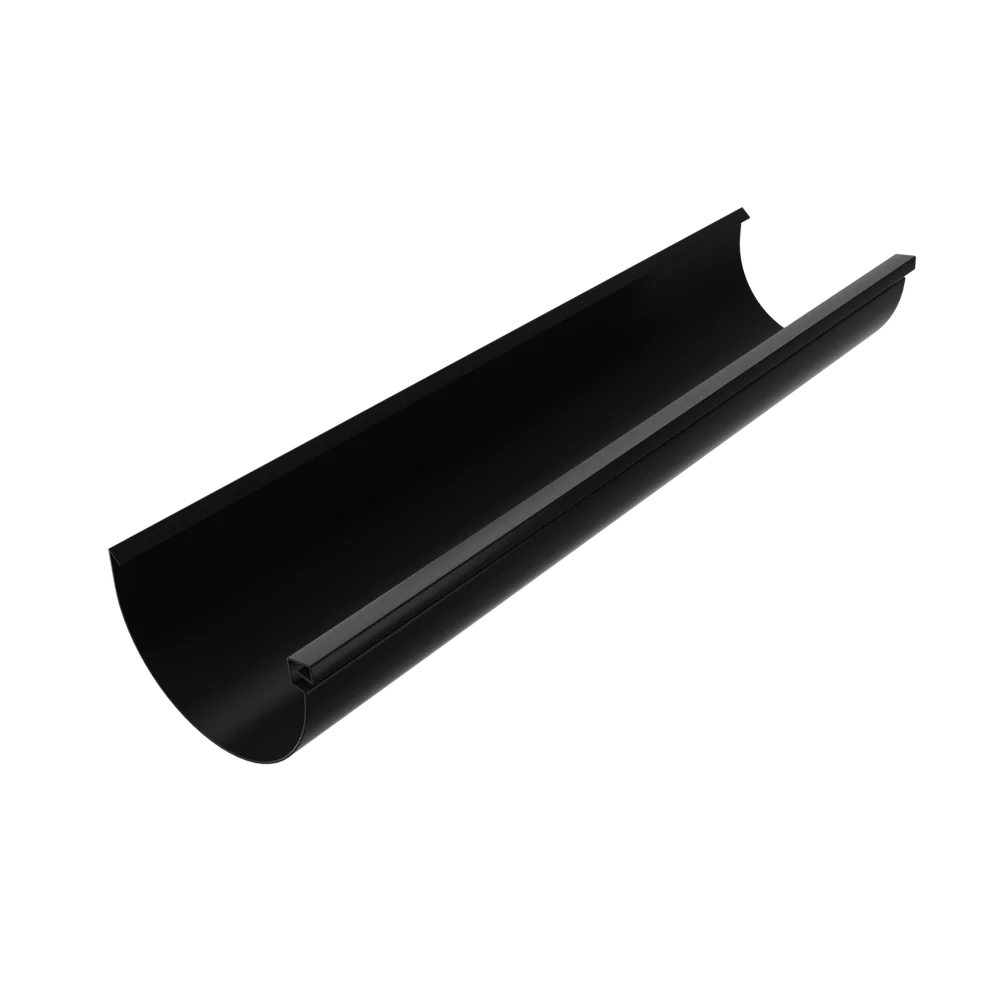 Takrenne Aluminium 100mm 4m Sort - Grøvikrenna v:6667614