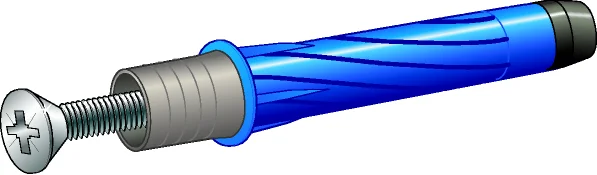 Plateplugg gips rosett blåmed krok a-2 v:5266378