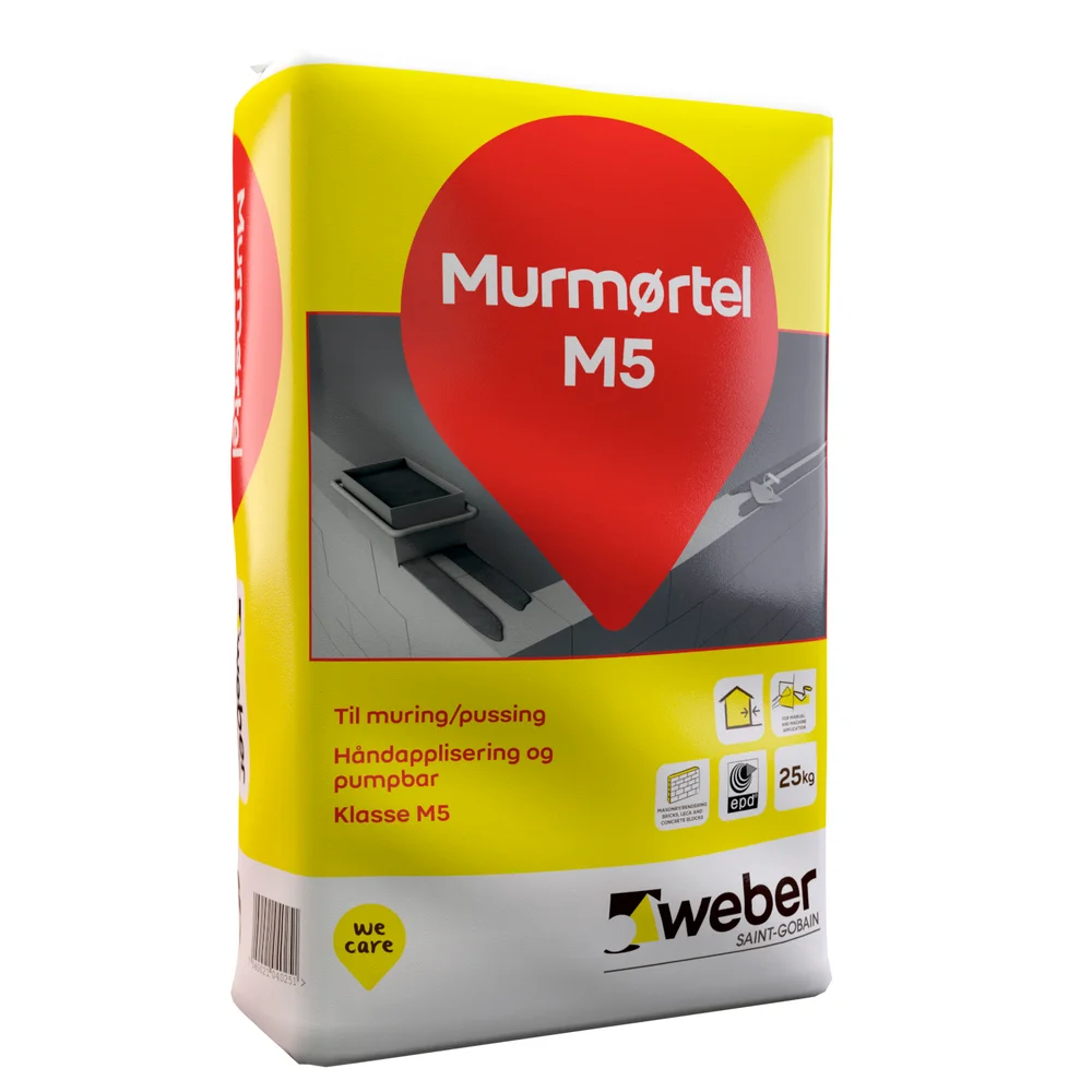 Murmørtel M5 25kg – Weber v:8148535