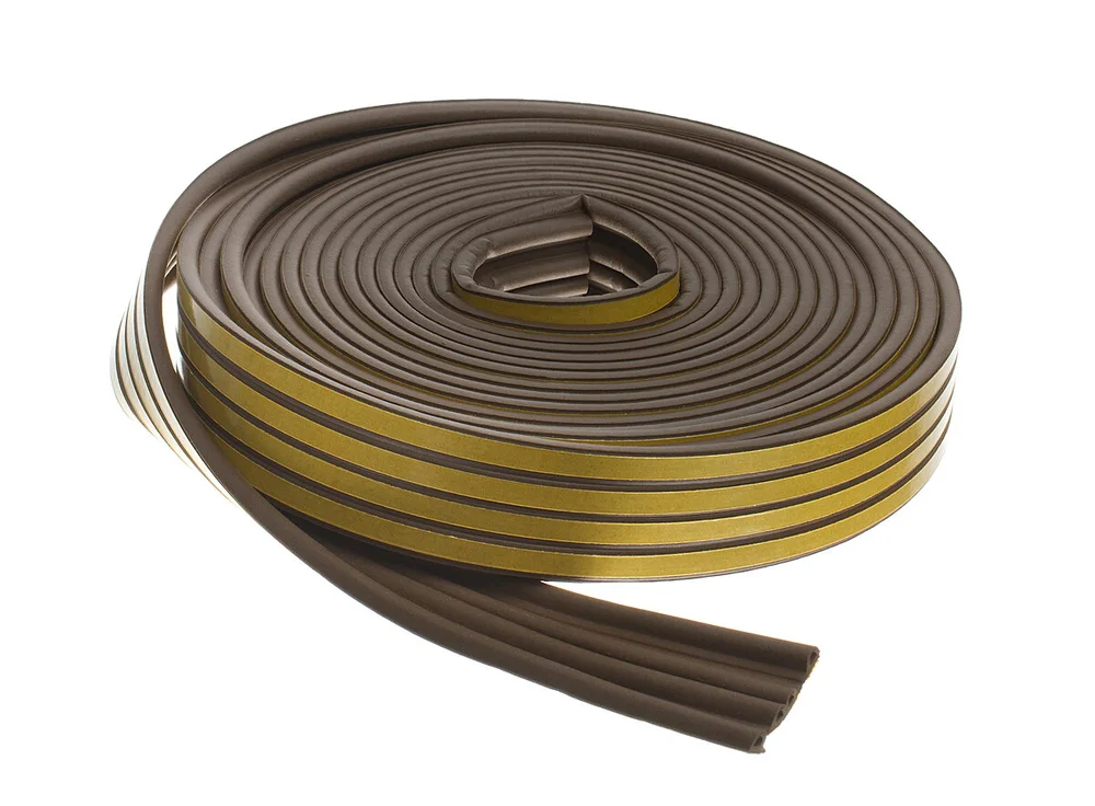 Tesa Tetningslist, P-list EPDM, brun, 9 mm, 25 m v:6176482