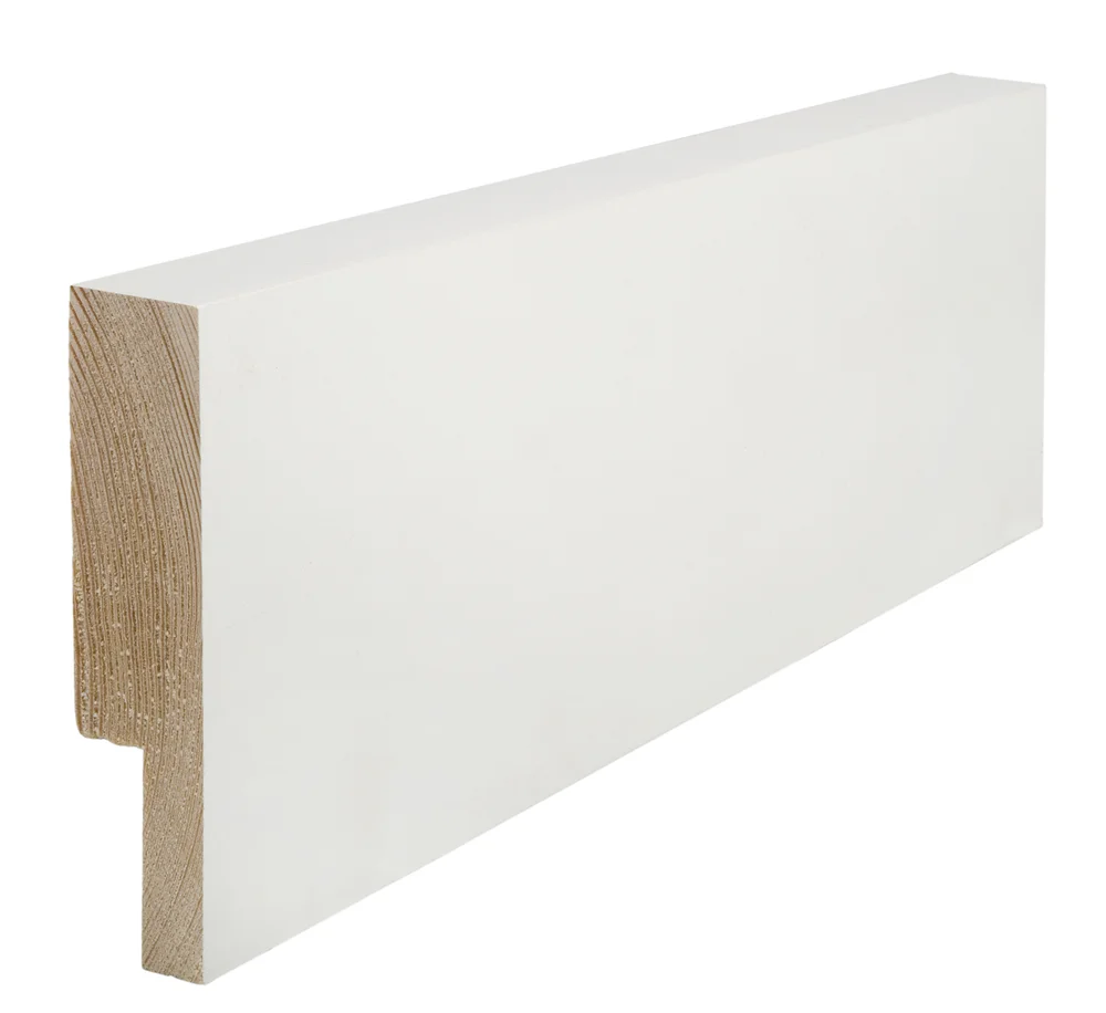 Utforing furu laminert hvit bomull S0502-Y 18x95x2400 mm | jevn finish v:5650693 Utforing furu laminert hvit bomull S0502-Y 18x95x2400 mm | jevn finish v:5650693