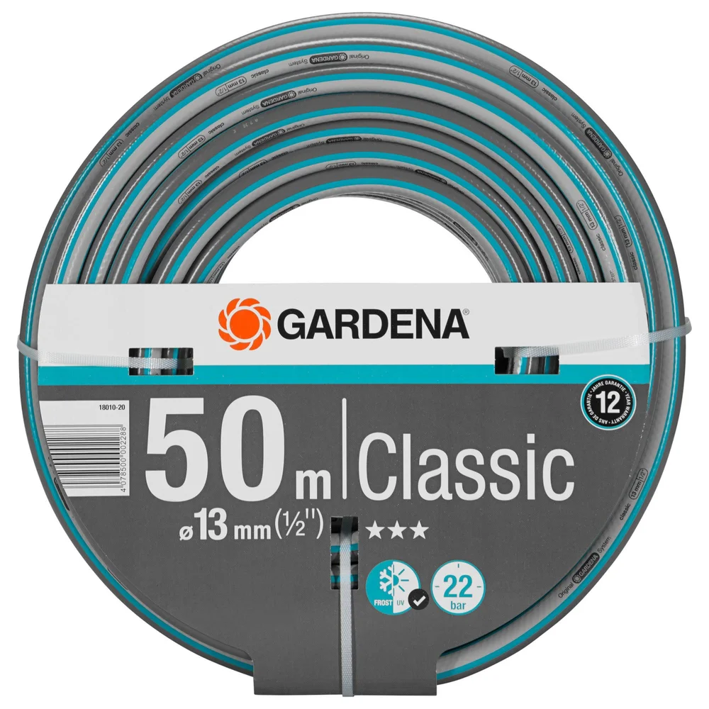 Gardena Slange Classic, 13 mm (1/2"), 50 m v:3565741