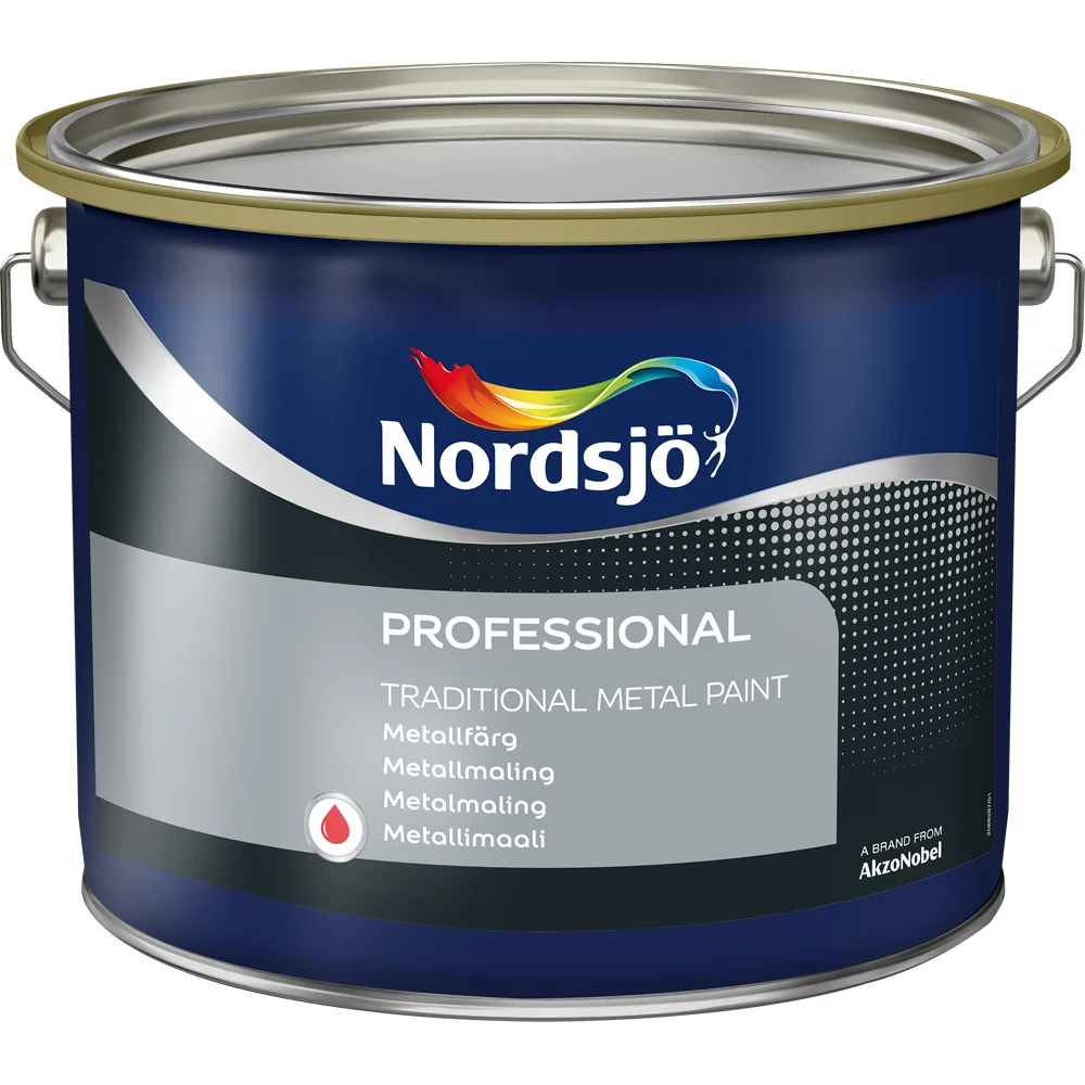 NORDSJØ PROFESSIONAL TRAD METAL PAINT BW 1L v:5884741 NORDSJØ PROFESSIONAL TRAD METAL PAINT BW 1L v:5884741