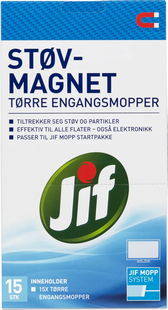 JIF STØVMAGNET TØRRE ENGANGSMOPPE v:4482128