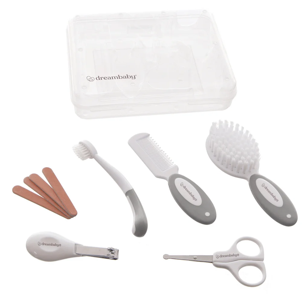 DREAMBABY HYGIENESETT 10 DELER GRÅ v:5139946