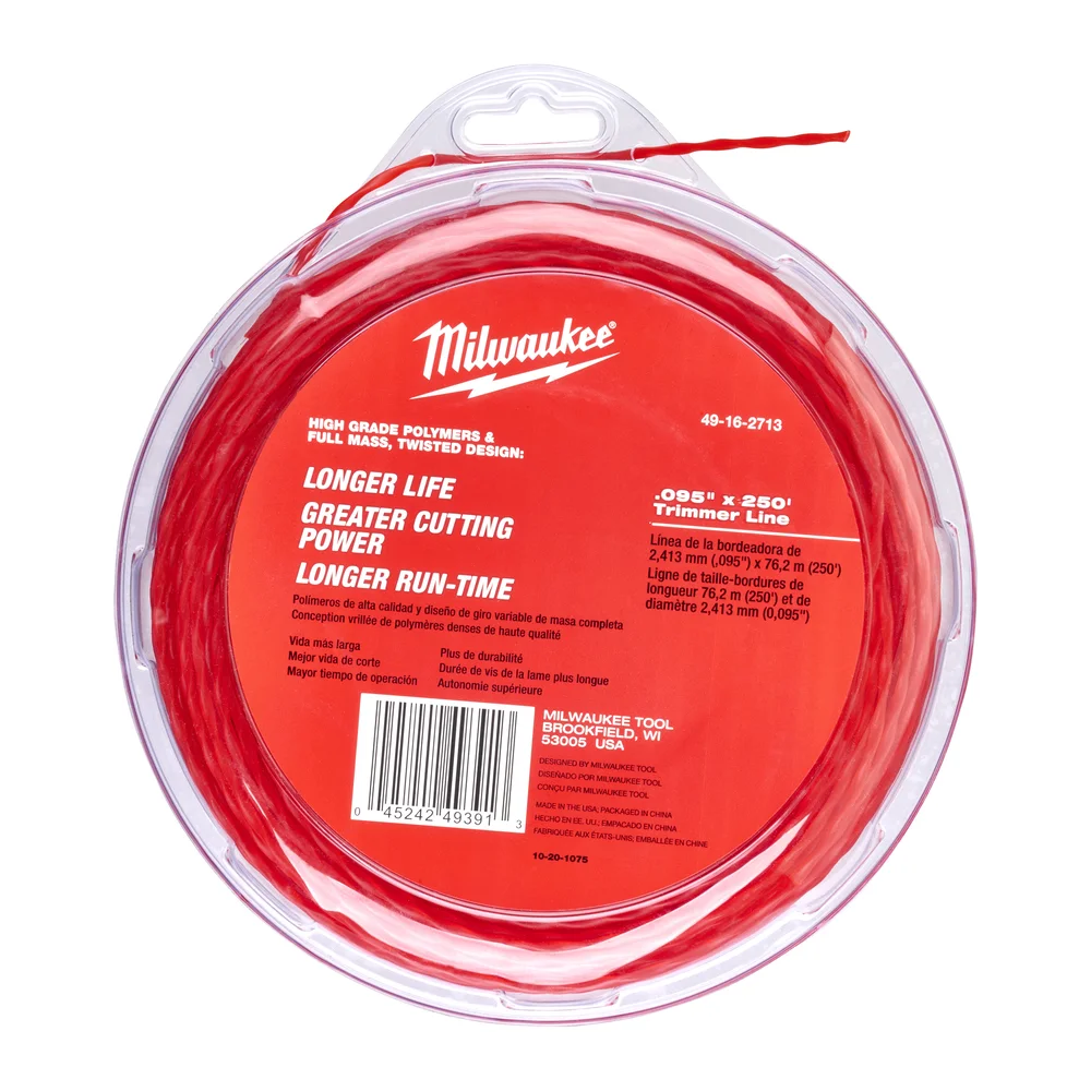Milwaukee Trimmertråd, 2,4 mm x 76 m v:7861488
